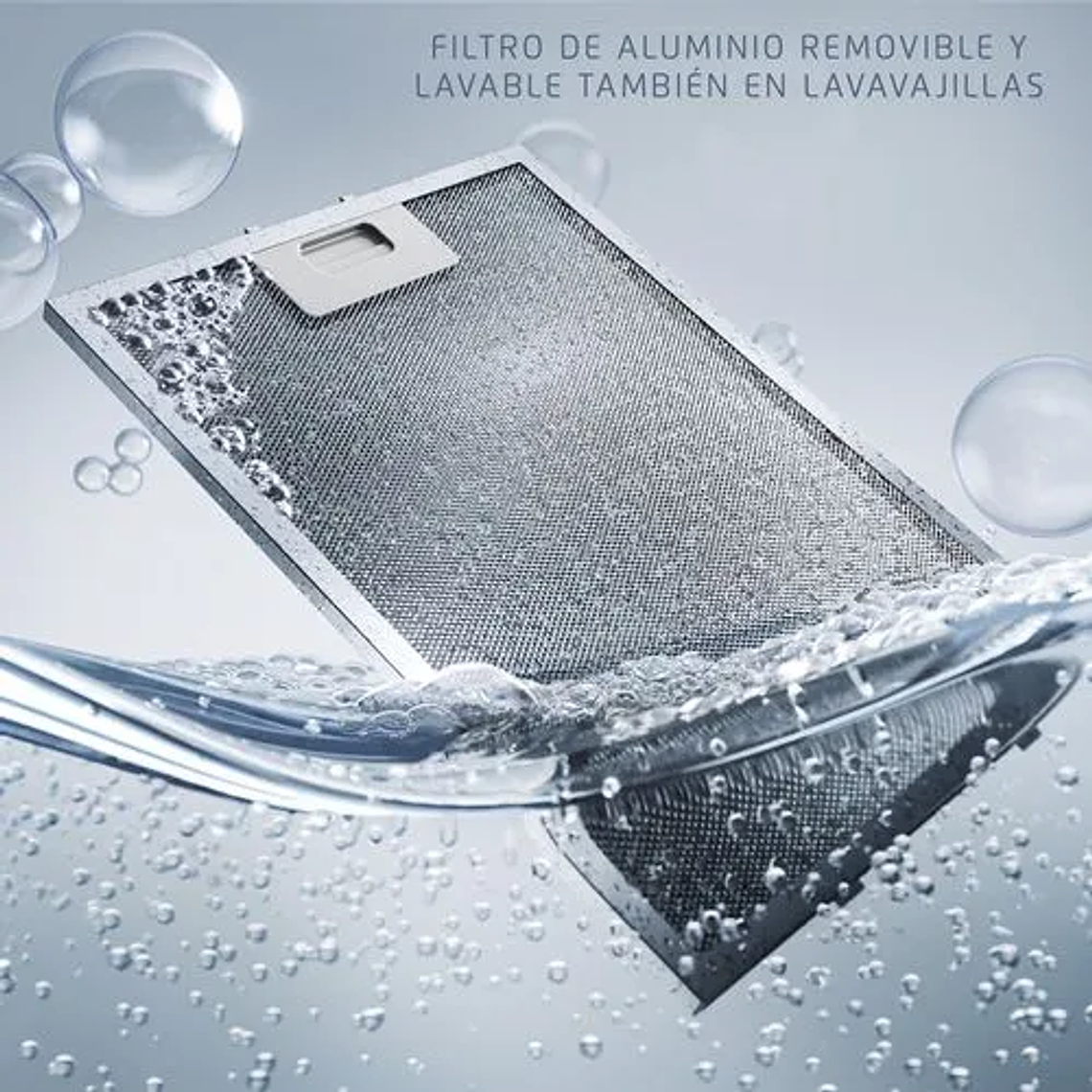 CAMPANA DE COCINA EXTRACTORA ELECTROLUX RETRÁCTIL 60CM EFFICIENT LUZ LED DE6RS INOX 8