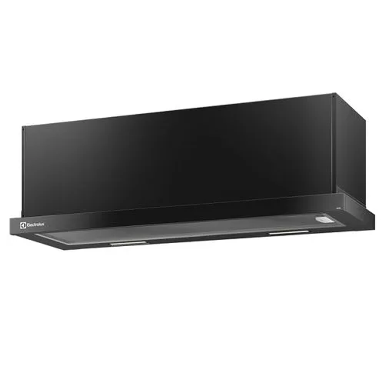 CAMPANA DE COCINA EXTRACTORA ELECTROLUX RETRÁCTIL 90CM EFFICIENT LUZ LED DE9RI NEGRA 2