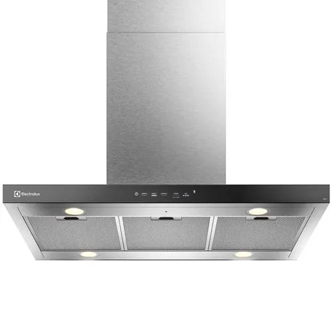 CAMPANA COCINA EXTRACTORA ELECTROLUX DECORATIVA ISLA 90CM TIMER Y PANEL TOUCH CE9IF INOX 2