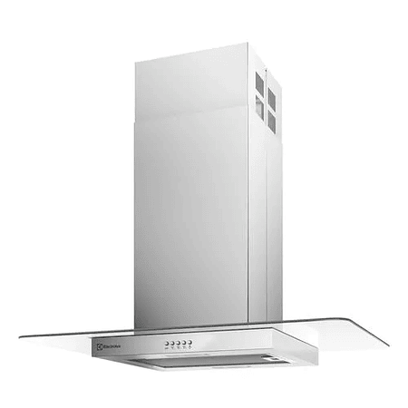 CAMPANA COCINA ISLA ELECTROLUX DECORATIVA 90CM EFFICIENT LUZ LED CE9IX INOX