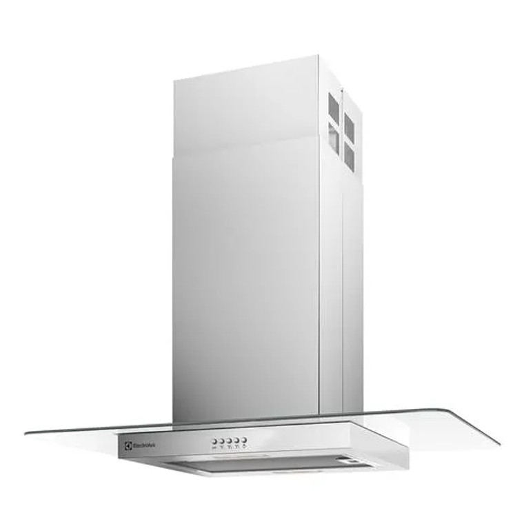 CAMPANA COCINA ISLA ELECTROLUX DECORATIVA 90CM EFFICIENT LUZ LED CE9IX INOX 2