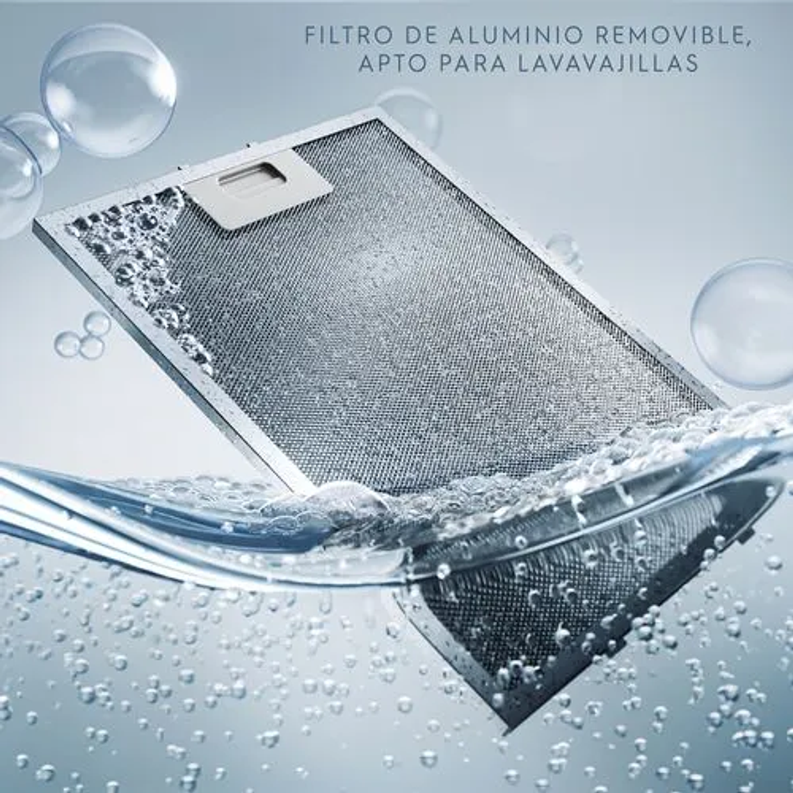 CAMPANA COCINA ISLA ELECTROLUX DECORATIVA 90CM EFFICIENT LUZ LED CE9IX INOX 8