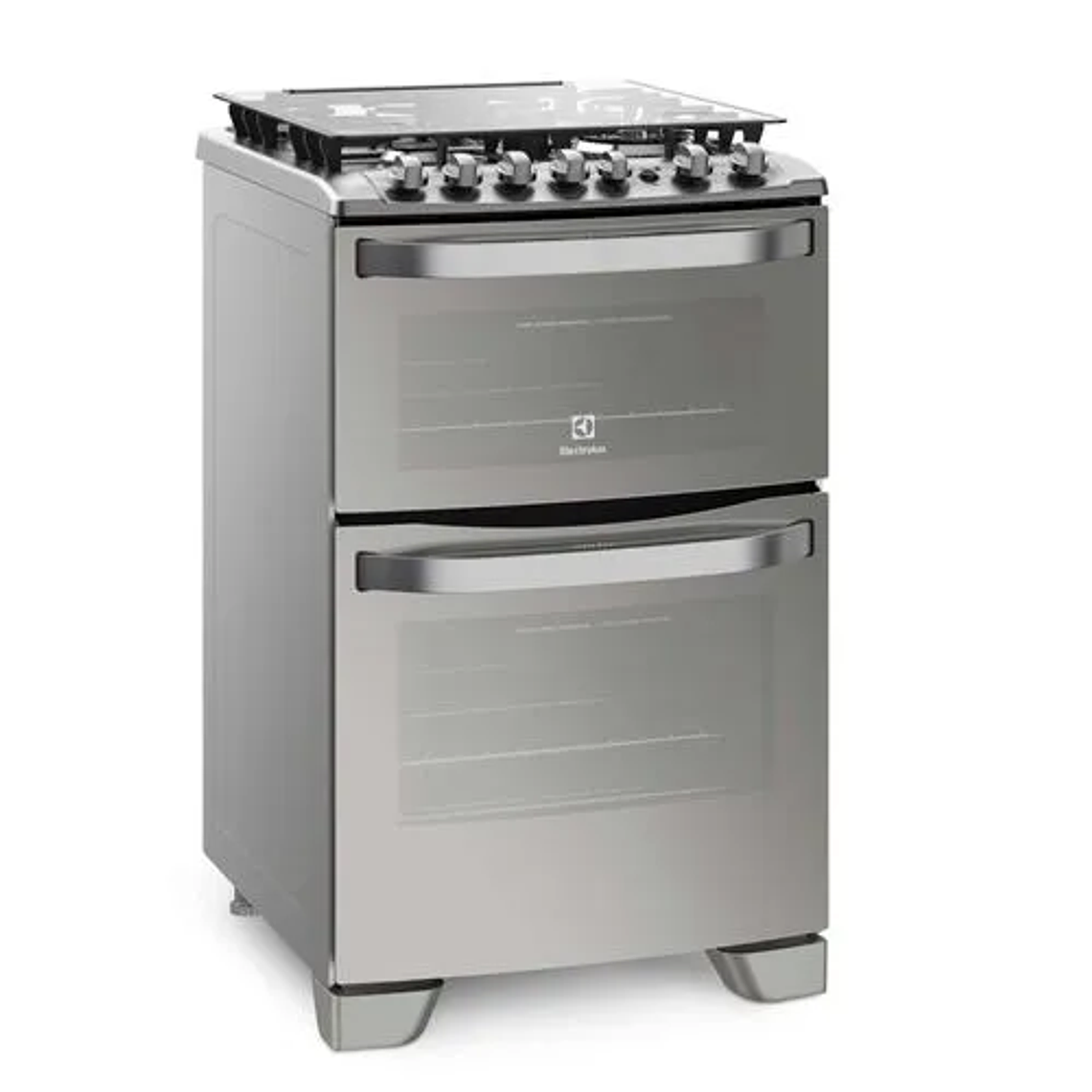 COCINA A GAS 4 PLATOS ELECTROLUX EXPERIENCE DOBLE HORNO Y TRIPLE LLAMA 56DXA INOX 3