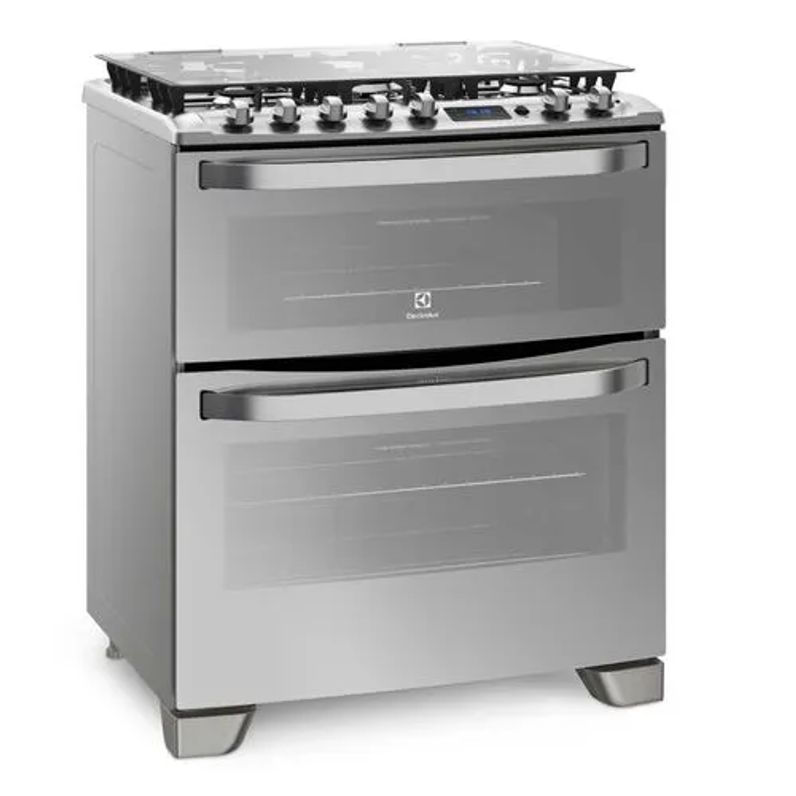 COCINA A GAS 5 PLATOS ELECTROLUX EXPERIENCE DOBLE HORNO Y TIMER DIGITAL 76DXA INOX 3