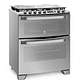 COCINA A GAS 5 PLATOS ELECTROLUX EXPERIENCE DOBLE HORNO Y TIMER DIGITAL 76DXA INOX - Miniatura 3