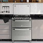 COCINA A GAS 5 PLATOS ELECTROLUX EXPERIENCE DOBLE HORNO Y TIMER DIGITAL 76DXA INOX - Miniatura 7