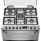 COCINA A GAS 5 PLATOS ELECTROLUX EXPERIENCE DOBLE HORNO Y TIMER DIGITAL 76DXA INOX - Miniatura 4