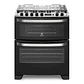 COCINA A GAS 5 PLATOS ELECTROLUX EXPERIENCE DOBLE HORNO Y TIMER DIGITAL 76DBA NEGRA - Miniatura 1