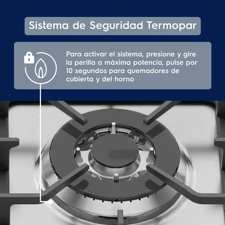 COCINA A GAS 5 PLATOS ELECTROLUX EXPERIENCE DOBLE HORNO Y TIMER DIGITAL 76DBA NEGRA 7