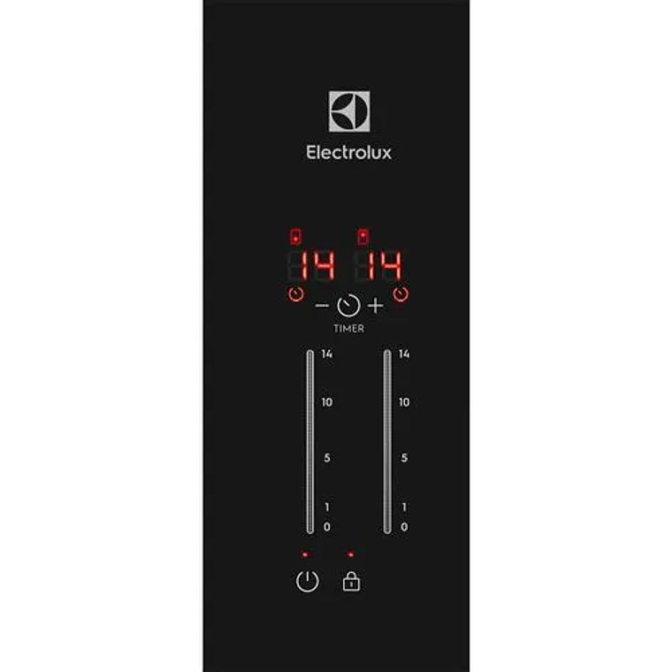 ENCIMERA ELÉCTRICA 2 PLATOS ELECTROLUX EFFICIENT CUBIERTA VITROCERÁMICA Y PANEL TOUCH VE3ST 6