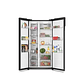 REFRIGERADOR ELECTROLUX 525L NO FROST SIDE BY SIDE INVERTER EFFICIENT AUTOSENSE ES5GB VIDRIO NEGRO - Miniatura 3
