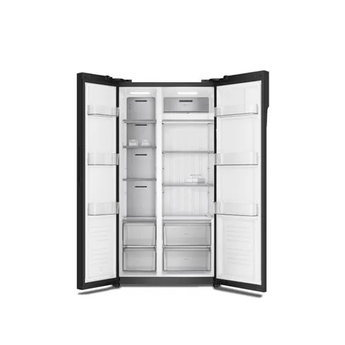 REFRIGERADOR ELECTROLUX 525L NO FROST SIDE BY SIDE INVERTER EFFICIENT AUTOSENSE ES5GB VIDRIO NEGRO 4