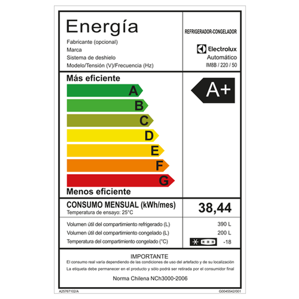 REFRIGERADOR ELECTROLUX 590L NO FROST 3 PUERTAS INVERTER AUTOSENSE LESSWASTE IM8B NEGRO 13