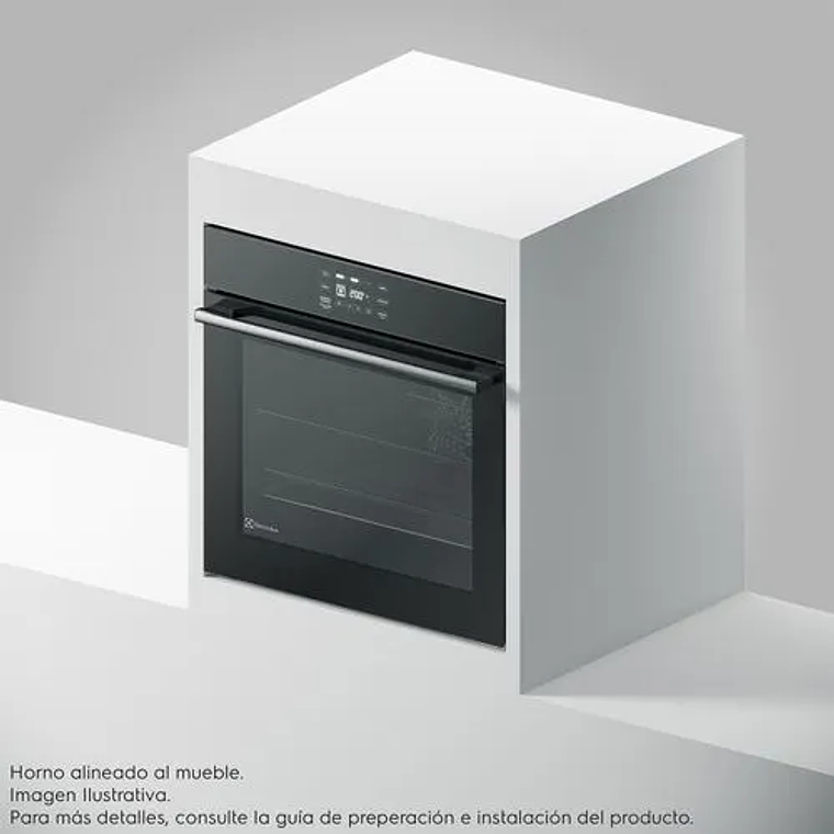 HORNO EMPOTRABLE ELÉCTRICO ELECTROLUX 80L EXPERIENCE AIR FRYER, PERFECTCOOK360 Y PANEL TOUCH OE8EA 7