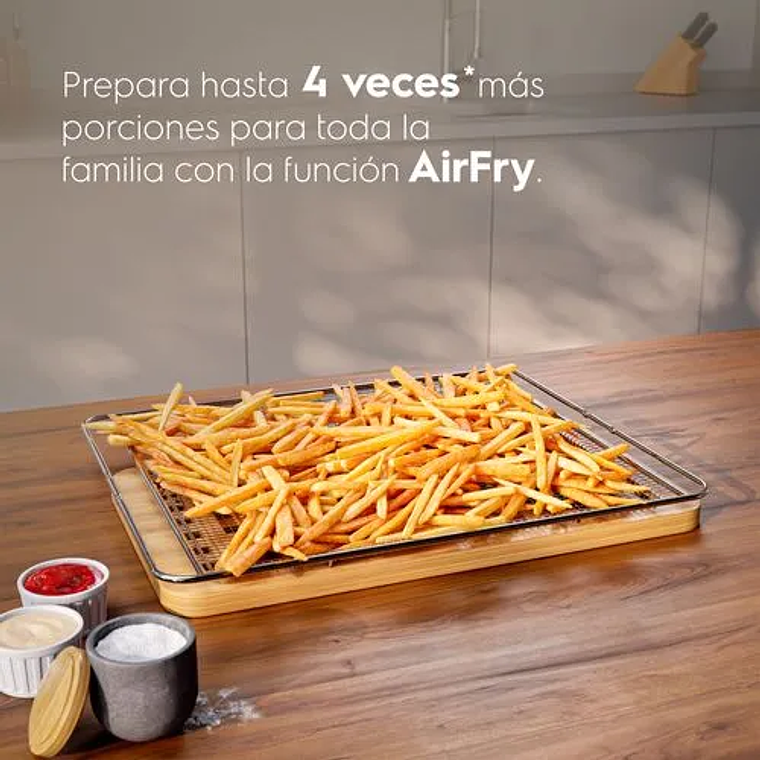 HORNO EMPOTRABLE ELÉCTRICO ELECTROLUX 80L EXPERIENCE AIR FRYER, PERFECTCOOK360 Y PANEL TOUCH OE8EA 11