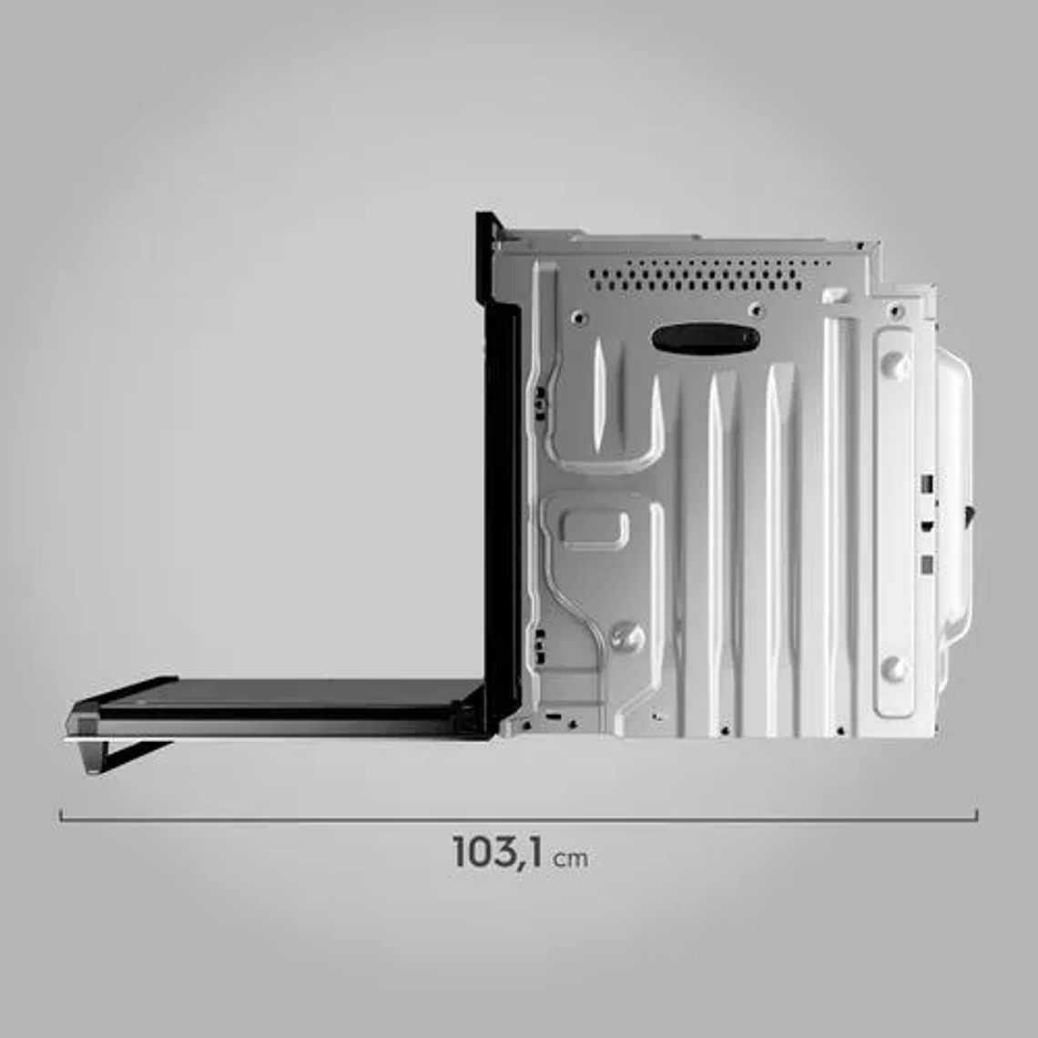 HORNO EMPOTRABLE ELÉCTRICO ELECTROLUX 80L CON FUNCIÓN FREIDORA DE AIRE Y CONEXIÓN WI-FI OE9XS 4