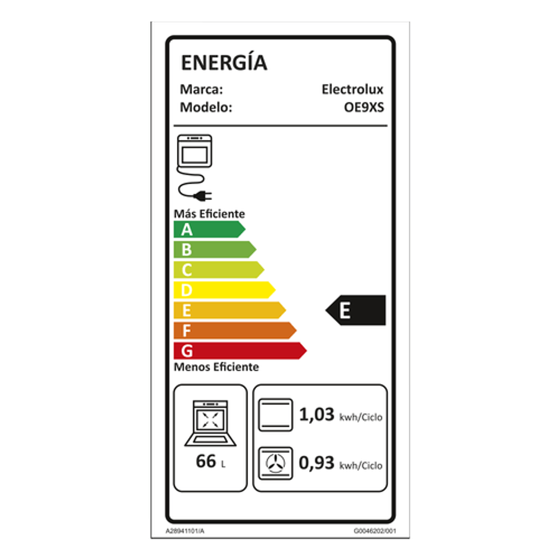 HORNO EMPOTRABLE ELÉCTRICO ELECTROLUX 80L CON FUNCIÓN FREIDORA DE AIRE Y CONEXIÓN WI-FI OE9XS 25