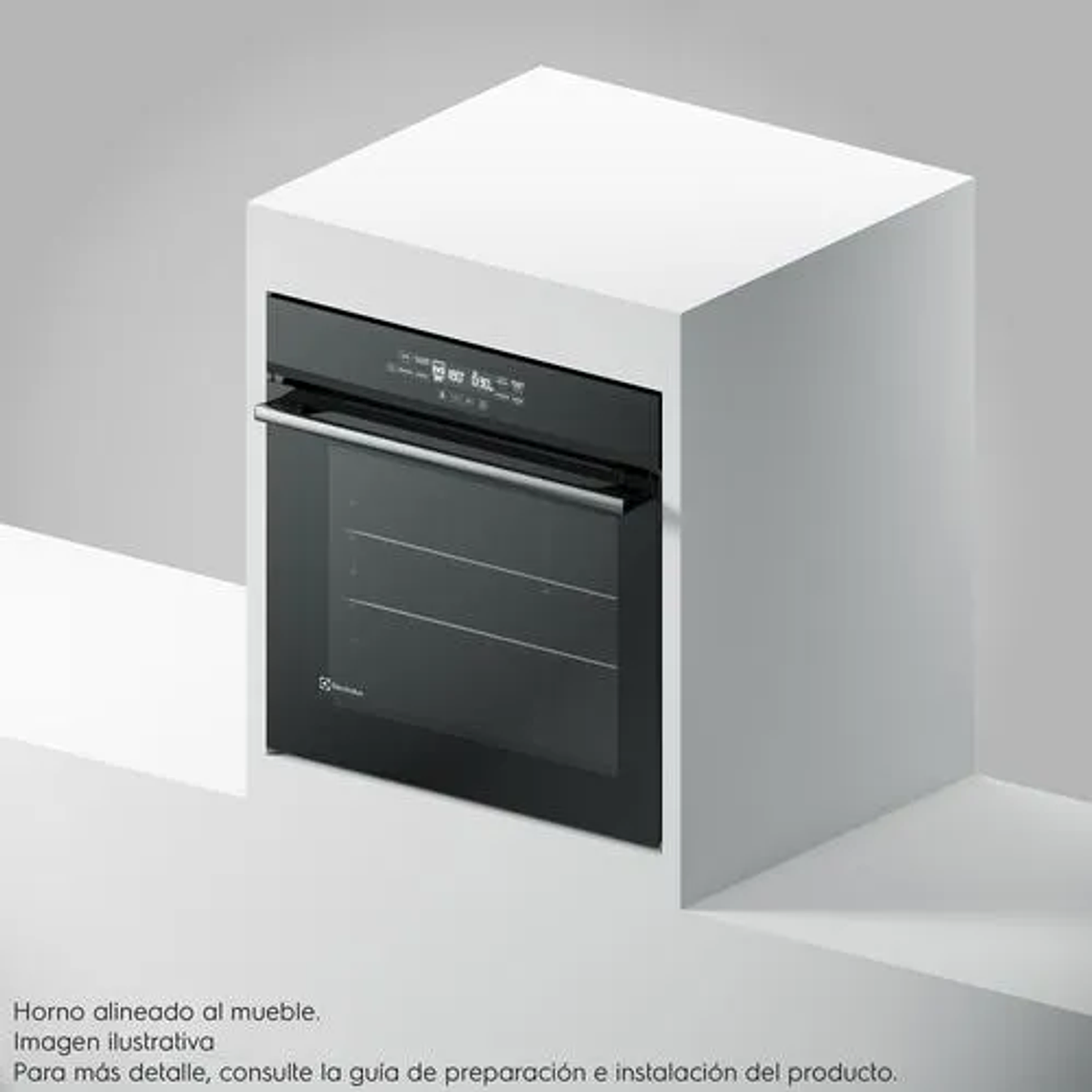 HORNO EMPOTRABLE ELÉCTRICO ELECTROLUX 80 L DIGITAL Y FOODSENSOR OE8EF NEGRO 6