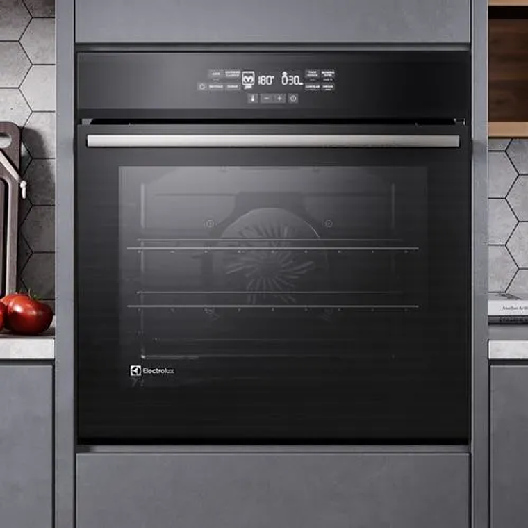 HORNO EMPOTRABLE ELÉCTRICO ELECTROLUX 80 L DIGITAL Y FOODSENSOR OE8EF NEGRO 11