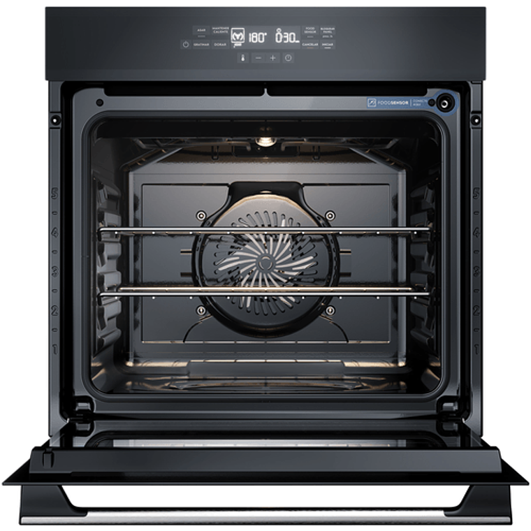 HORNO EMPOTRABLE ELÉCTRICO ELECTROLUX 80 L DIGITAL Y FOODSENSOR OE8EF NEGRO 2