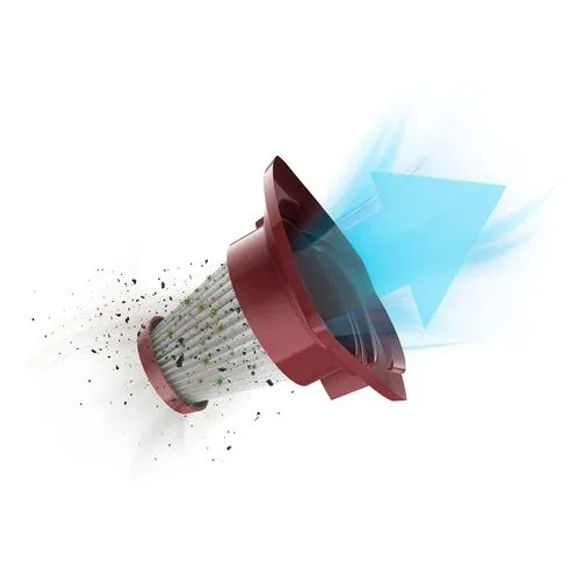 ASPIRADORA VERTICAL CON CABLE ELECTROLUX 700W 2 EN 1 CON FILTRO HEPA STK15 GRIS 5