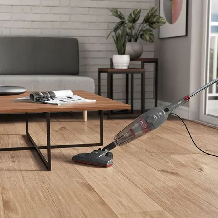 ASPIRADORA VERTICAL CON CABLE ELECTROLUX 700W 2 EN 1 CON FILTRO HEPA STK15 GRIS 9