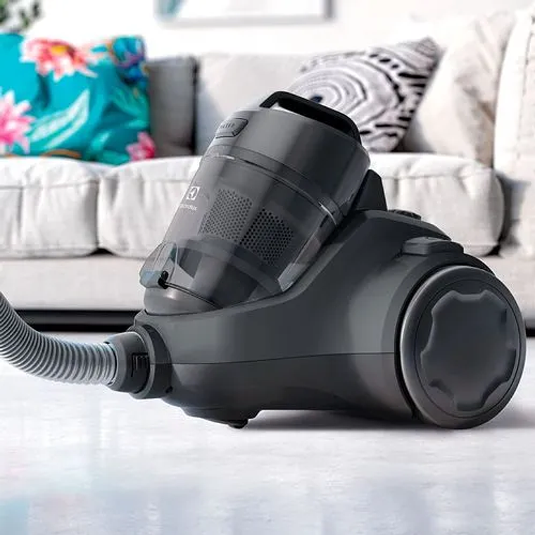 ASPIRADORA SIN BOLSA ELECTROLUX CILCÓNICA 1600W CON FILTRO HEPA 1,8L MYSTIQUE GRIS 12