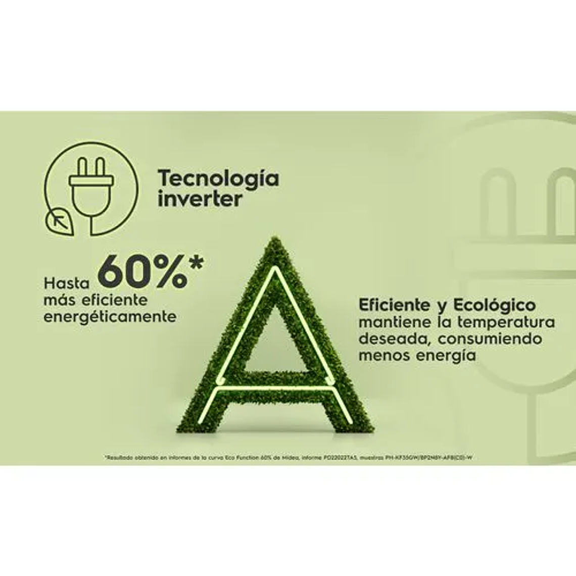 AIRE ACONDICIONADO ELECTROLUX INVERTER 9.000 BTUS FRÍO/CALOR EFFICIENT AUTO RESTART 12