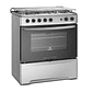 COCINA A GAS 5 PLATOS MADEMSA CON TRIPLE LLAMA Y GRILL ELÉCTRICO M 920 T INOX - Miniatura 7