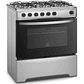 COCINA A GAS 6 PLATOS MADEMSA CON LIMPIAFÁCIL Y PARRILLAS DE ALAMBRÓN M 810 T INOX - Miniatura 3