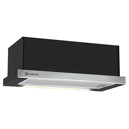 CAMPANA DE COCINA EXTRACTORA MADEMSA RETRÁCTIL 60CM EMPOTRABLE MX 6270 NEGRA