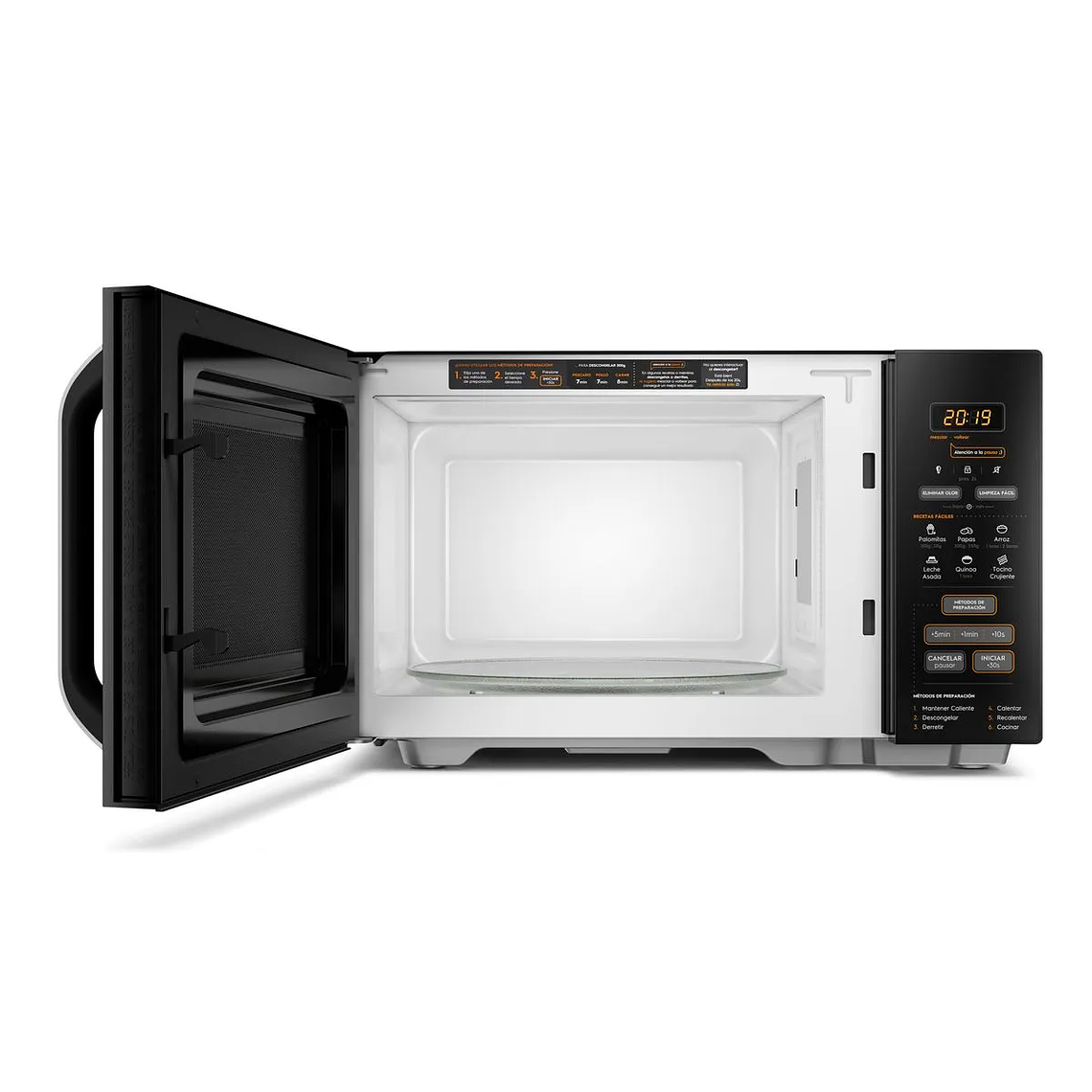 MICROONDAS MADEMSA 28 LITROS DIGITAL DESCONGELAMIENTO INTELIGENTE MM28FB NEGRO 5