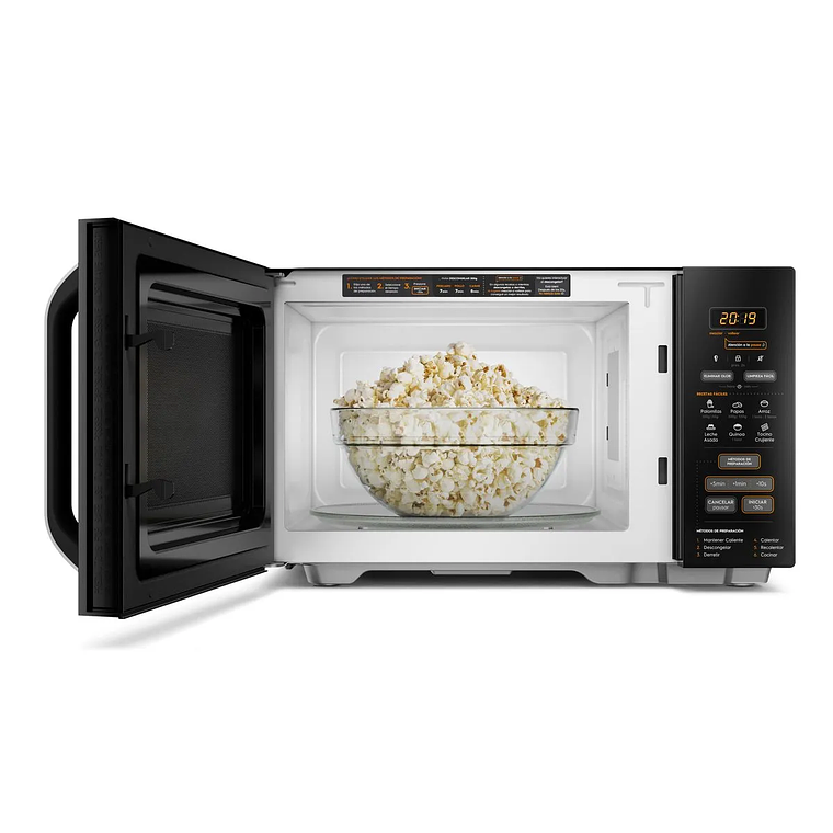 MICROONDAS MADEMSA 28 LITROS DIGITAL DESCONGELAMIENTO INTELIGENTE MM28FB NEGRO 6