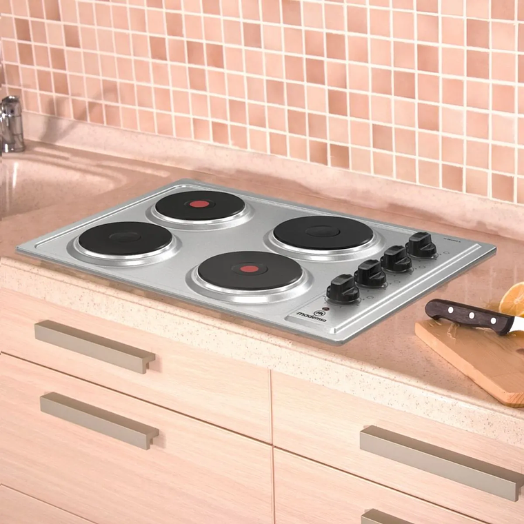 ENCIMERA ELÉCTRICA 4 PLATOS LUZ INDICADORA DE FUNCIONAMIENTO M EE48ED A INOX 7