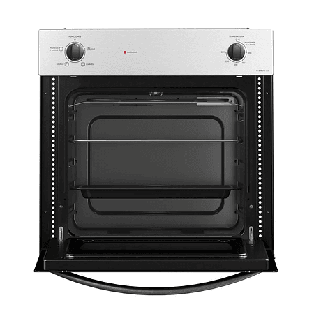 HORNO EMPOTRABLE ELÉCTRICO MADEMSA 66L TIMER Y CAVIDAD ESMALTADA M SPAZIO 110A NEGRO