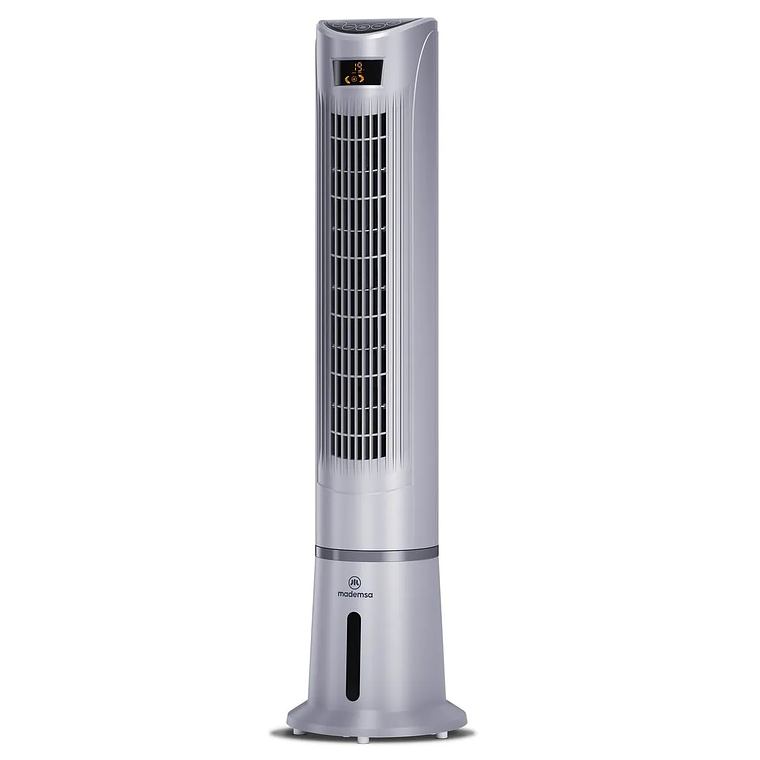 ENFRIADOR DE AIRE DE TORRE MADEMSA 45W CONTROL REMOTO Y SILENCIOSO TFM10 GRIS 1