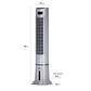 ENFRIADOR DE AIRE DE TORRE MADEMSA 45W CONTROL REMOTO Y SILENCIOSO TFM10 GRIS - Miniatura 3