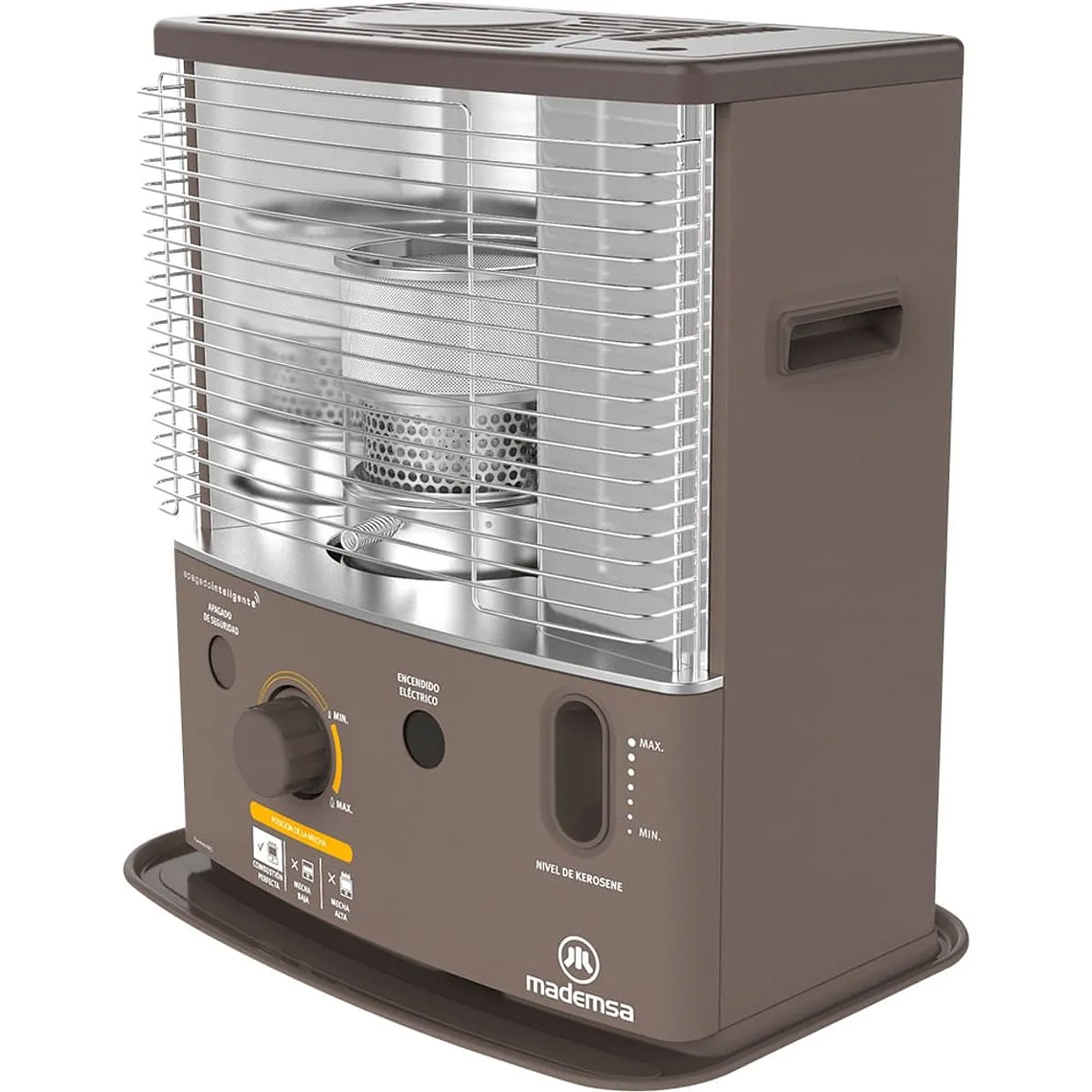 ESTUFA PARAFINA MECHA MADEMSA 4,2 LITROS 2,7 KW APAGADO INTELIGENTE FIAMMA PRO 6