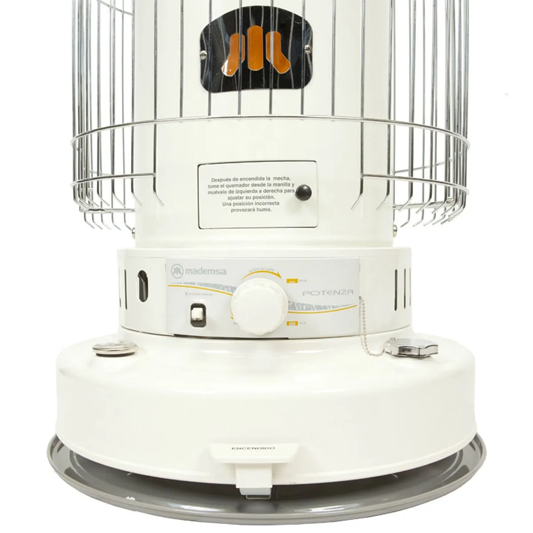 ESTUFA PARAFINA MECHA MADEMSA 7,2 LITROS 6,2 KW ENCENDIDO AUTOMÁTICO POTENZA 4