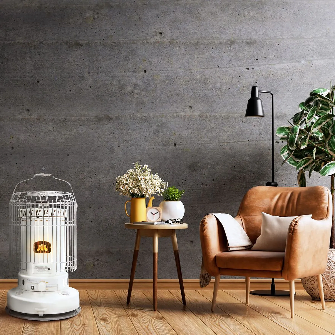 ESTUFA PARAFINA MECHA MADEMSA 7,2 LITROS 6,2 KW ENCENDIDO AUTOMÁTICO POTENZA 5