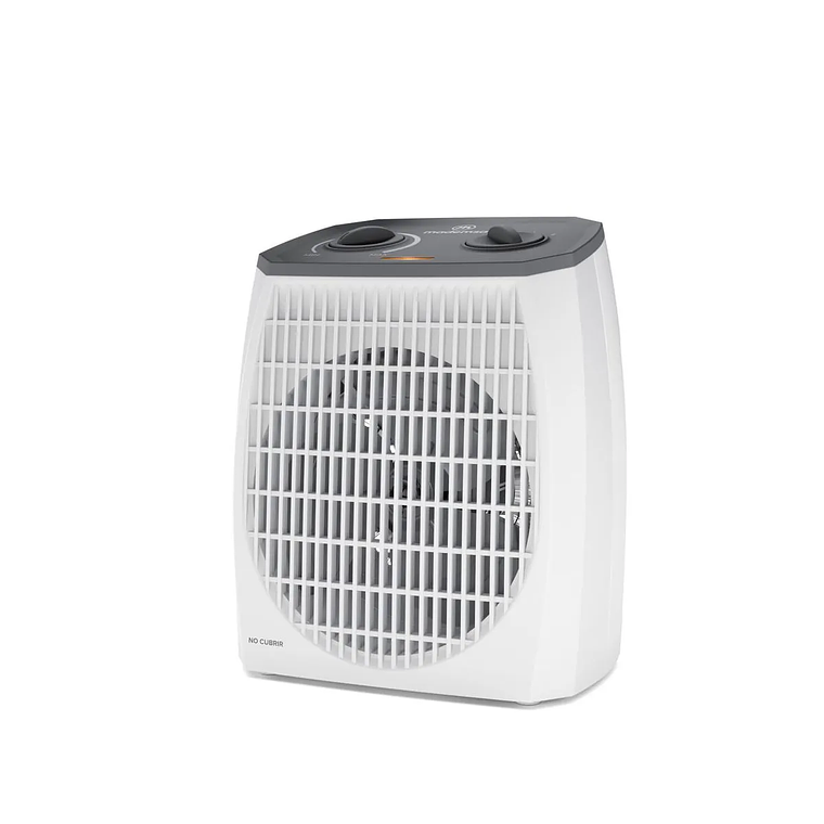 TERMOVENTILADOR MADEMSA 2000W 2 VELOCIDADES Y TERMOSTATO TV500 BLANCO 7