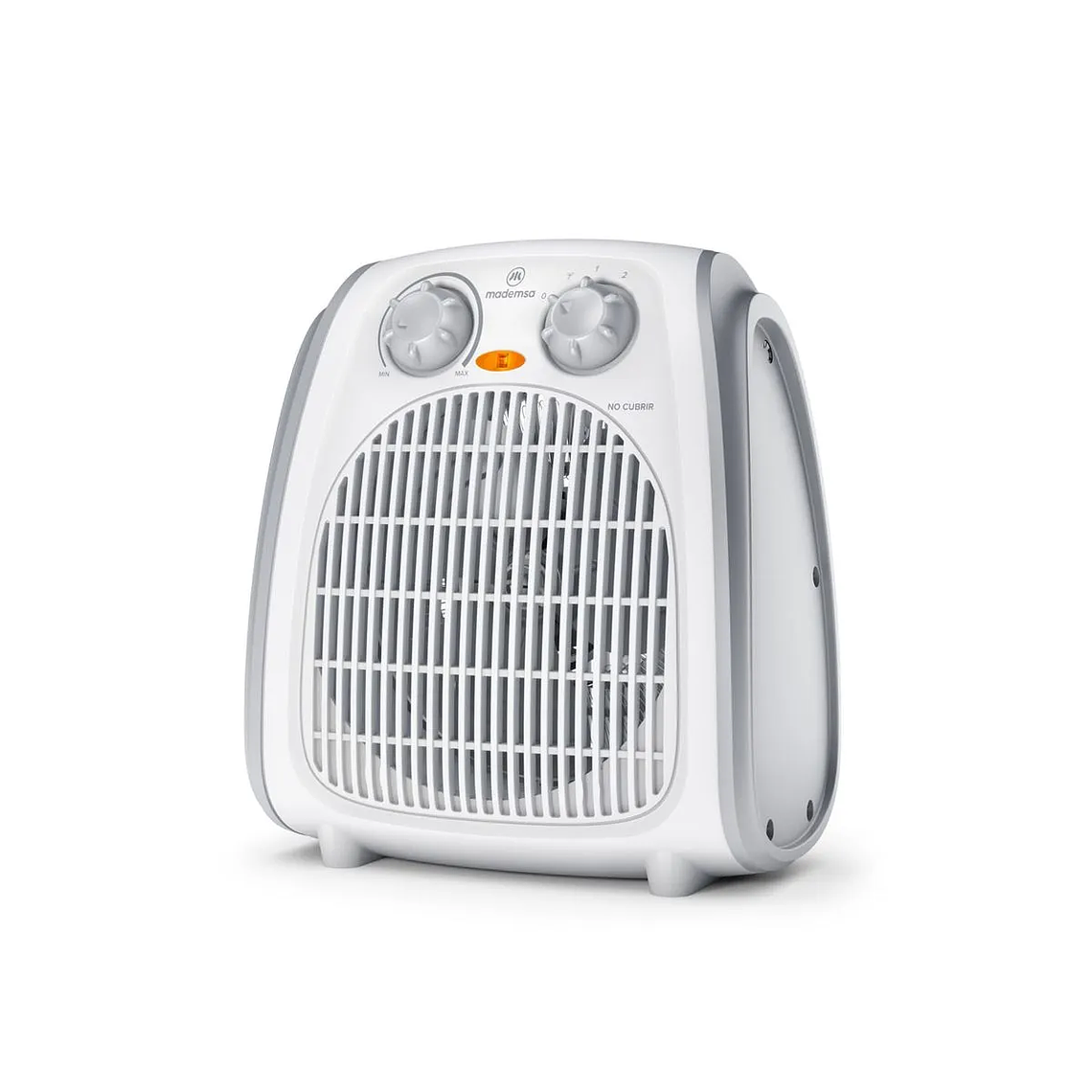 TERMOVENTILADOR MADEMSA 1800W 2 VELOCIDADES Y TERMOSTATO TV300 BLANCO 3
