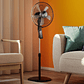 VENTILADOR DE PEDESTAL 60W TIMER Y CONTROL REMOTO 40,6 CM SFM2 NEGRO - Miniatura 7