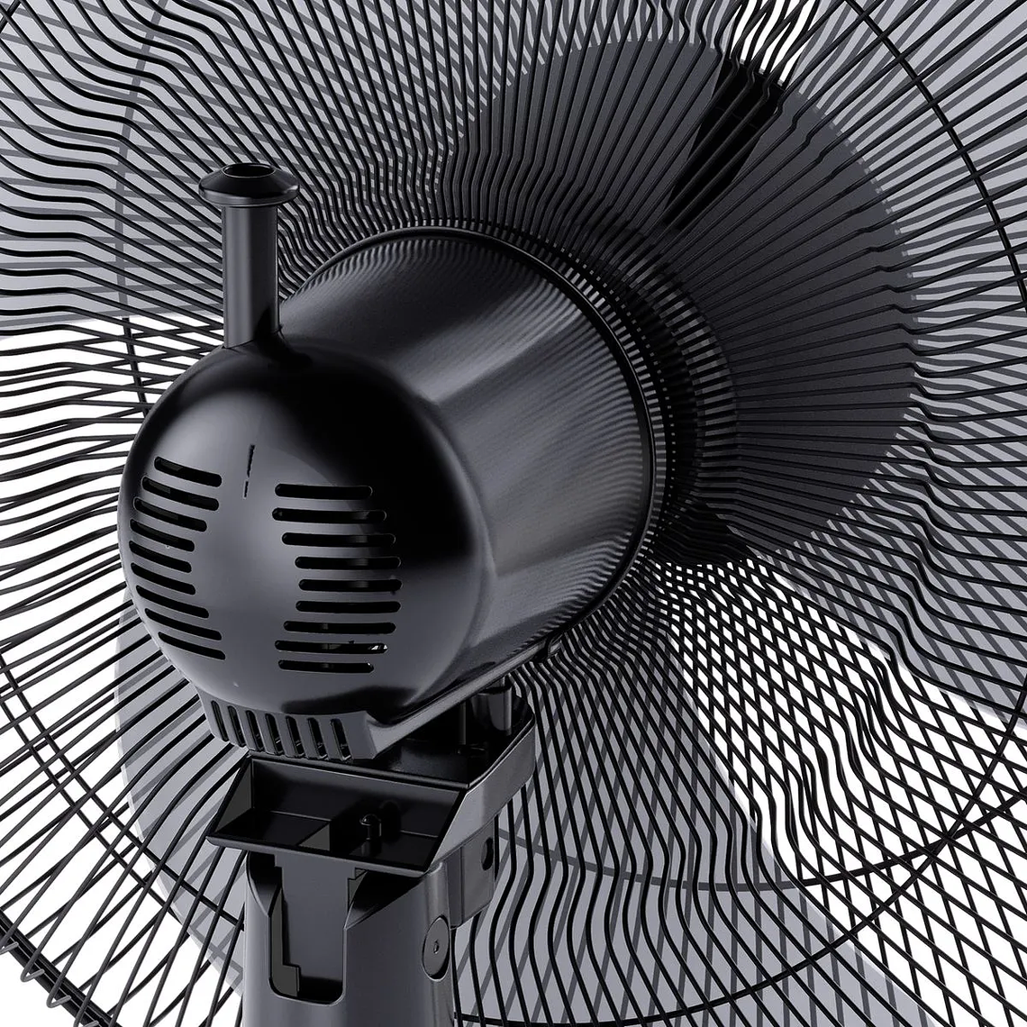 VENTILADOR SOBREMESA MADEMSA 40W 3 VELOCIDADES Y SILENCIOSO 40,6 CM DFM16 NEGRO 9