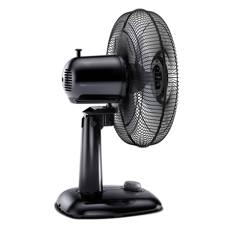 VENTILADOR SOBREMESA MADEMSA 45W 3 VELOCIDADES Y SILENCIOSO 30,5CM DFM12 NEGRO 6