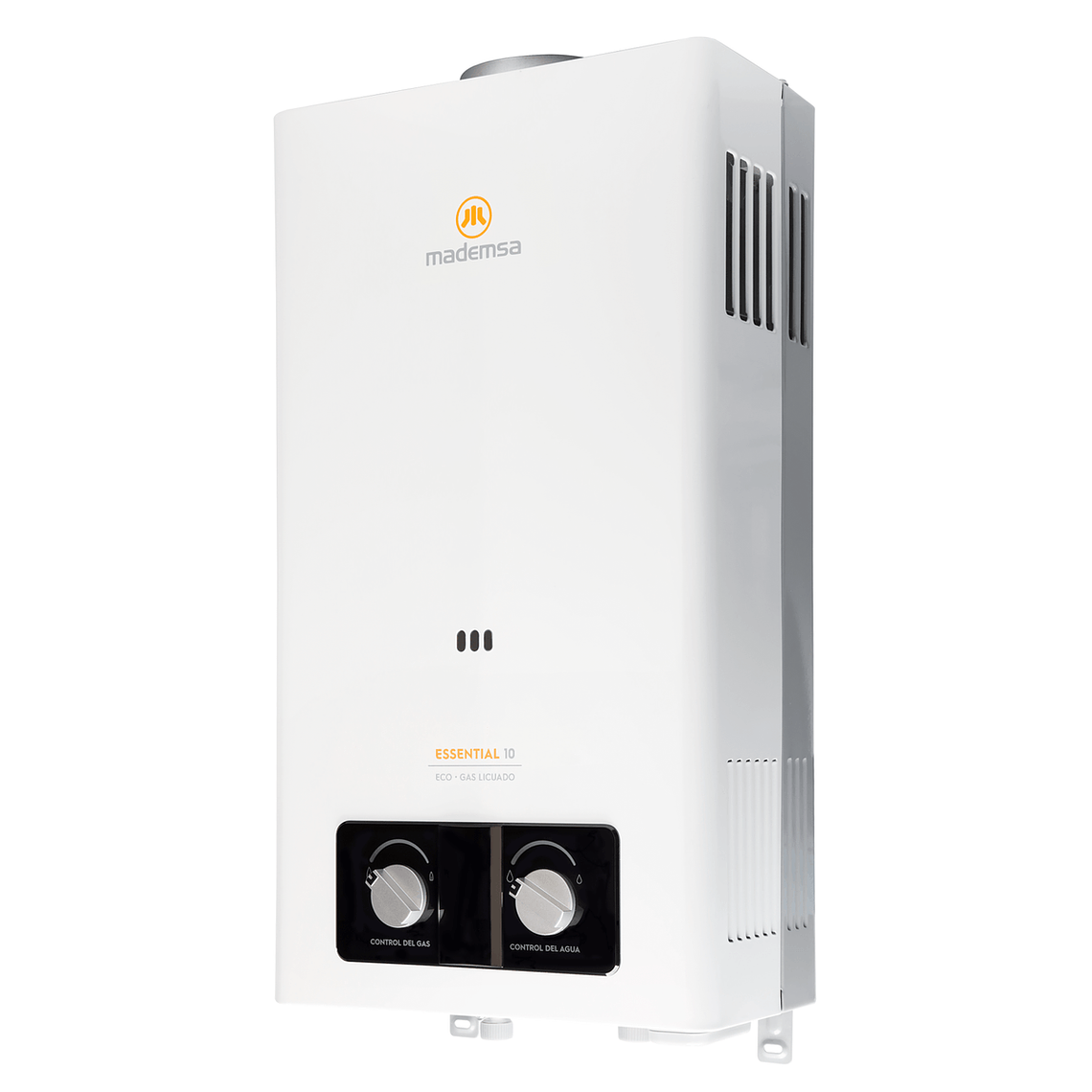 CALEFONT GAS LICUADO MADEMSA 10 LITROS TIRO NATURAL IONIZADO ESSENTIAL 10 ECO GL BLANCO 2