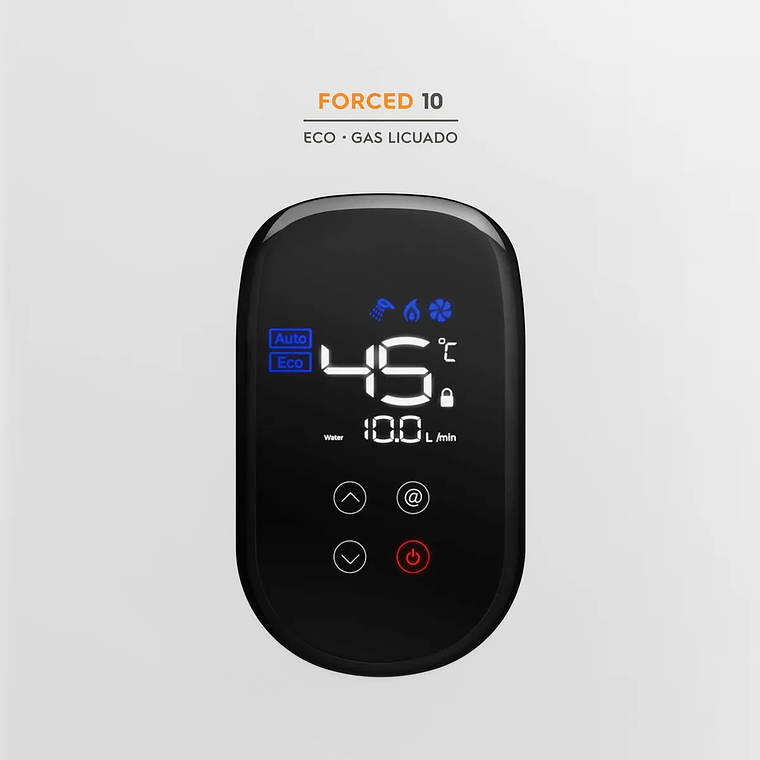 CALEFONT GAS LICUADO MADEMSA 10 LITROS TIRO FORZADO MODULANTE FORCED 10 ECO GL BLANCO 6