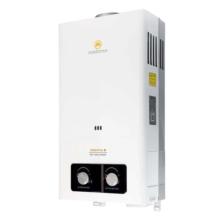 CALEFONT GAS LICUADO MADEMSA 5 LITROS TIRO NATURAL IONIZADO ESSENTIAL 5 ECO GL BLANCO 3