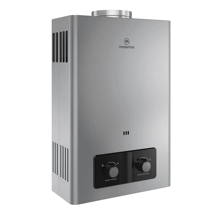 CALEFONT GAS LICUADO MADEMSA 8 LITROS TIRO NATURAL IONIZADO CMN08G GRIS 3