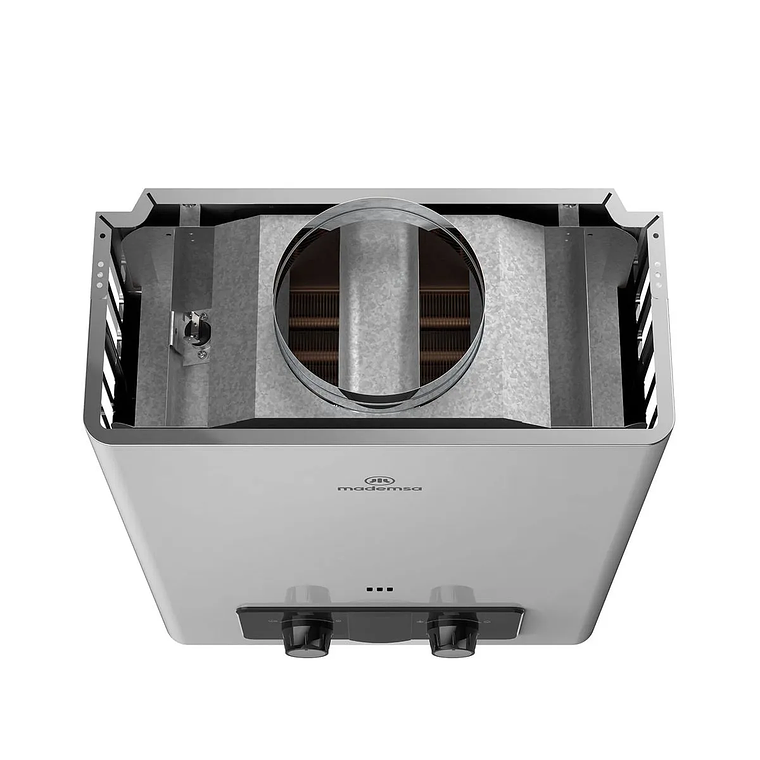 CALEFONT GAS LICUADO MADEMSA 8 LITROS TIRO NATURAL IONIZADO CMN08G GRIS 7